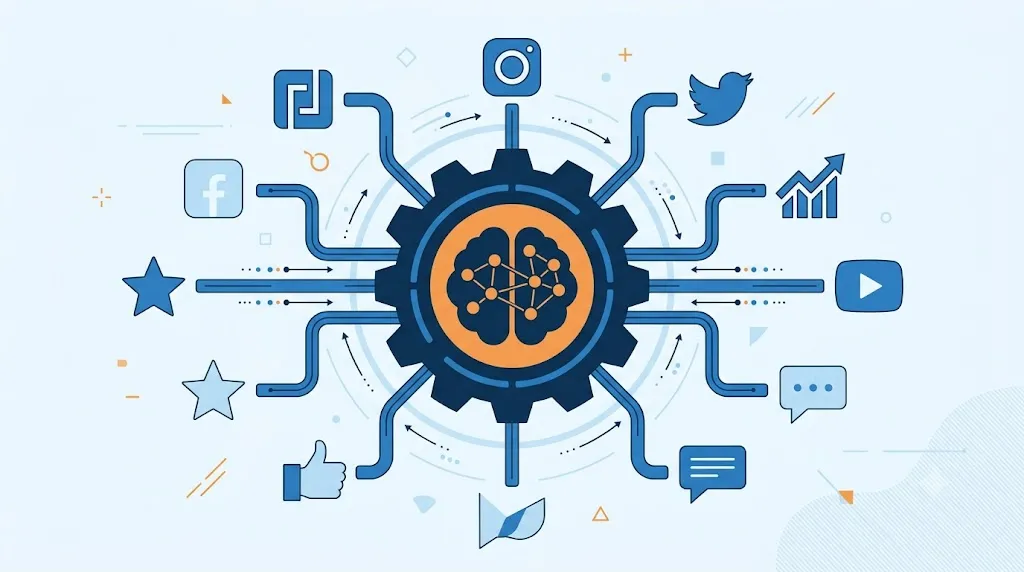 Automatizaci&oacute;n de redes sociales con IA, mejores herramientas